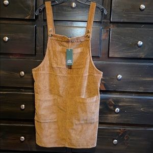 Sleeveless Cord Pinfore
